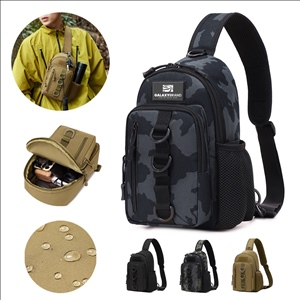 Tactical Sling Bag with MOLLE System & Tablet Sleeve